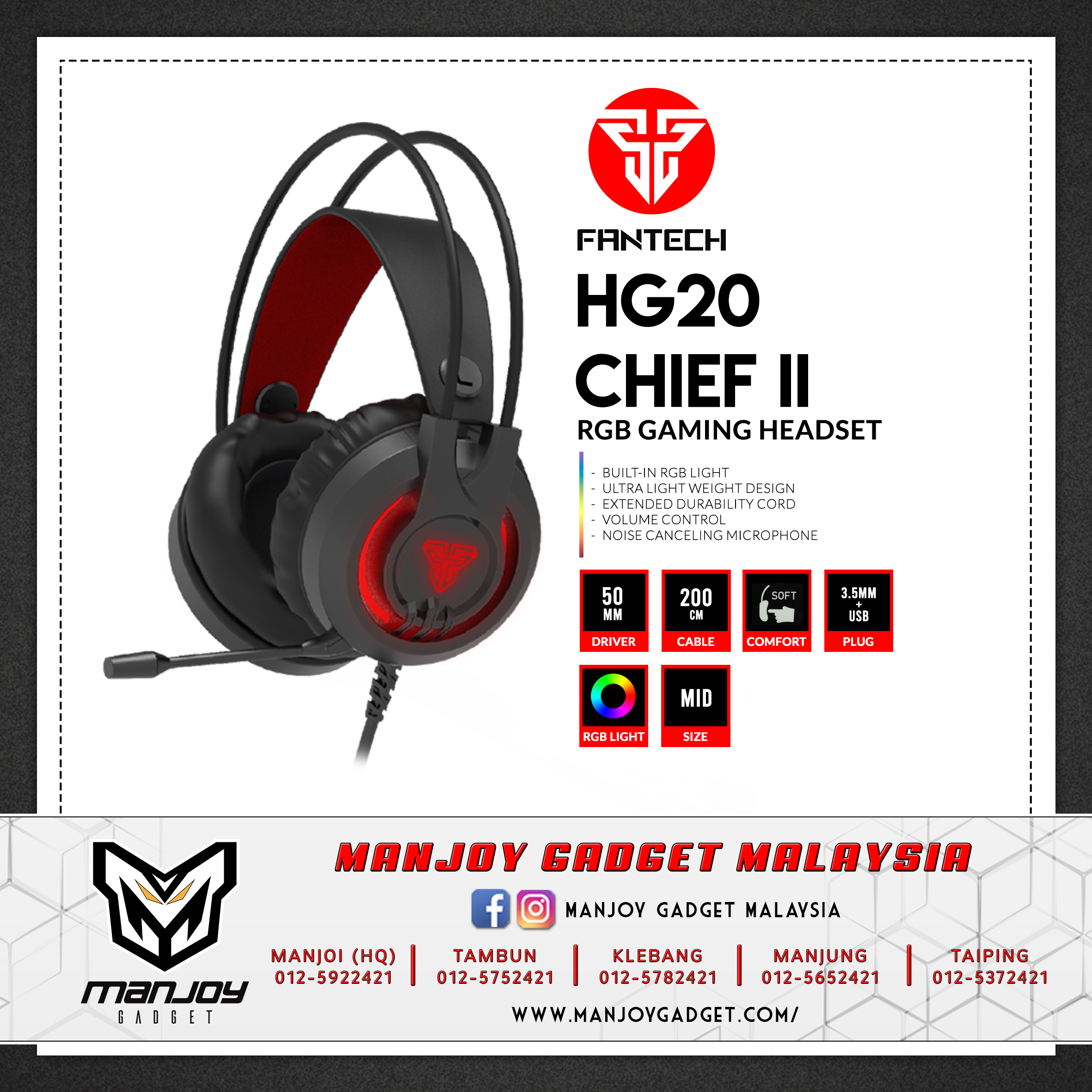 fantech hg20 chief ii
