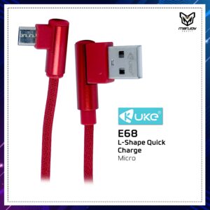 Kuke 3.1A Micro L Shape Data Charger USB Cable E68
